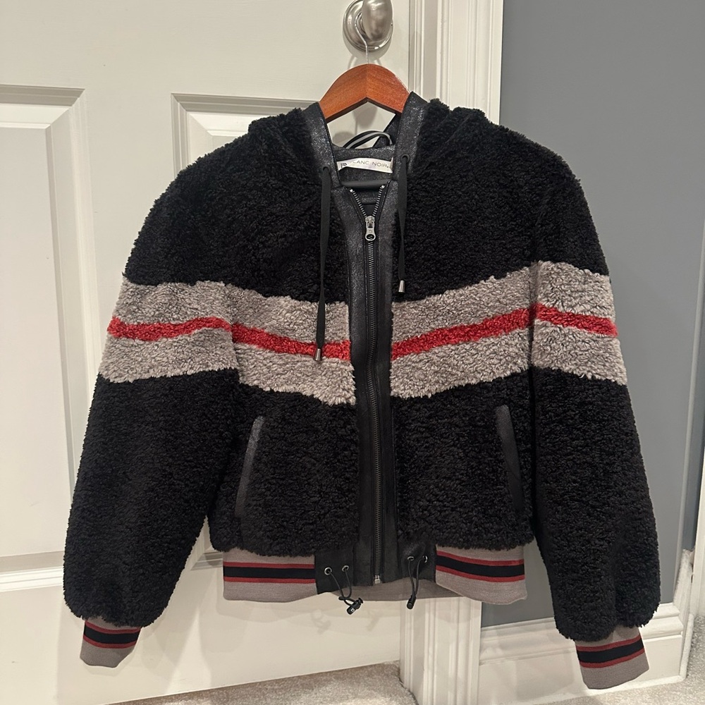 Blanc Noir one-stripe jacket. Size XS. Worn once.